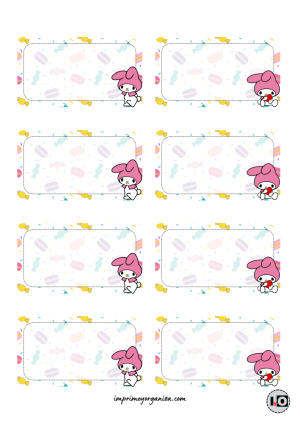 Etiquetas My Melody